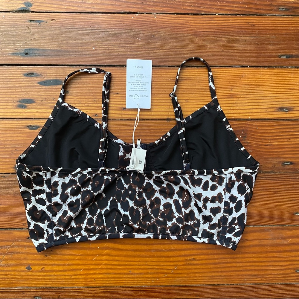 NWT Flook/. Flook the Label zip up bra top - Picture 3 of 7